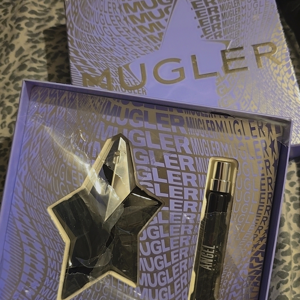 Mugler Angel Elixir Star Perfume in Black and Silver